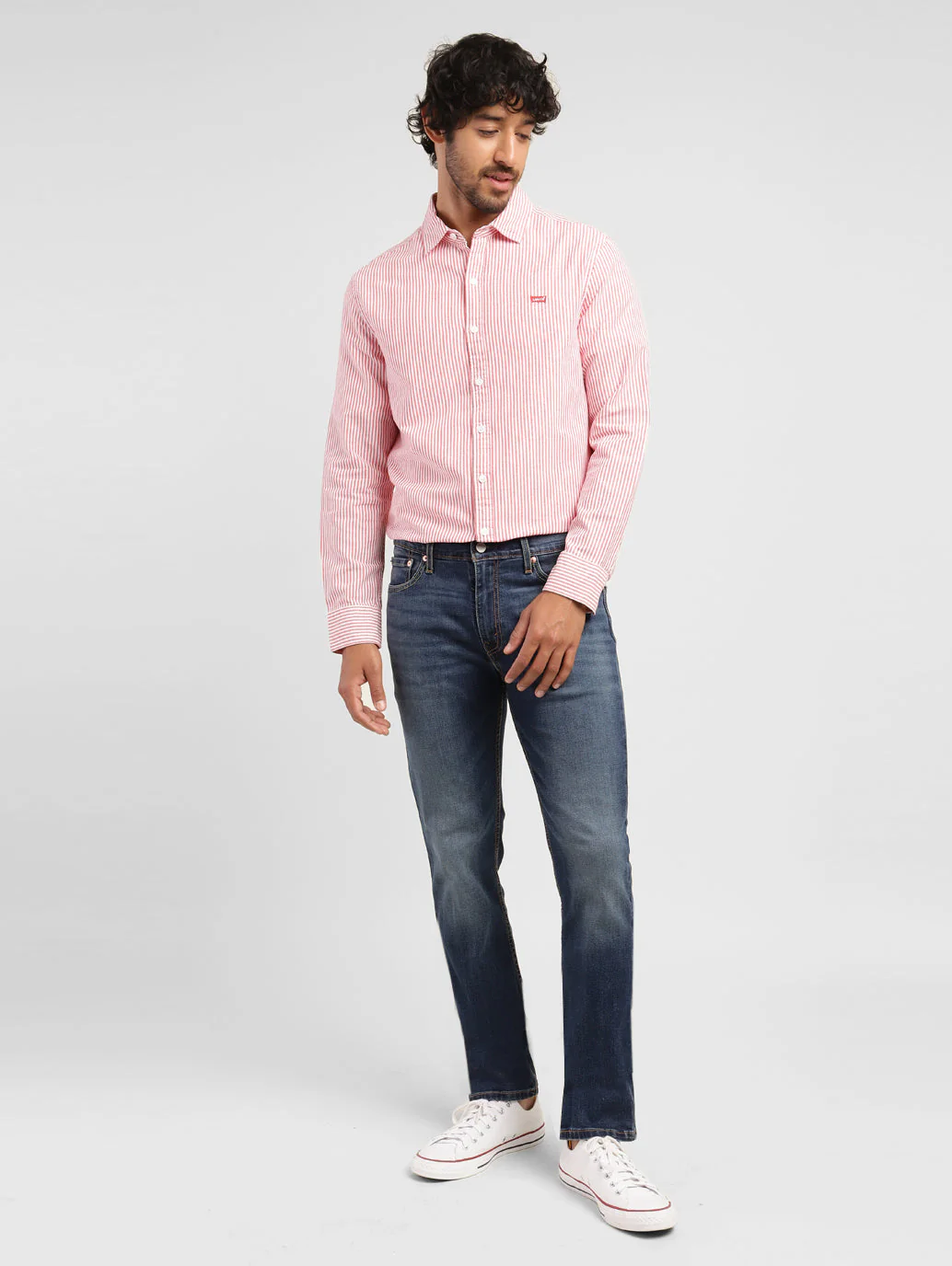 Men's 511 Blue Slim Fit Mid Rise Jeans - Image 6
