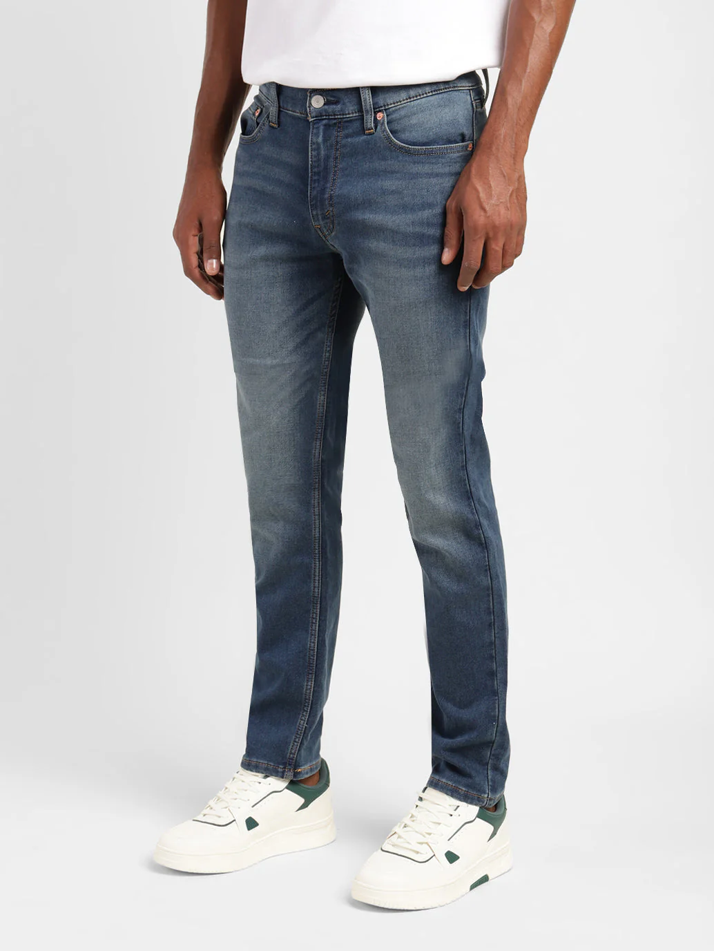Men's 511 Blue Slim Fit Mid Rise Jeans - Image 5