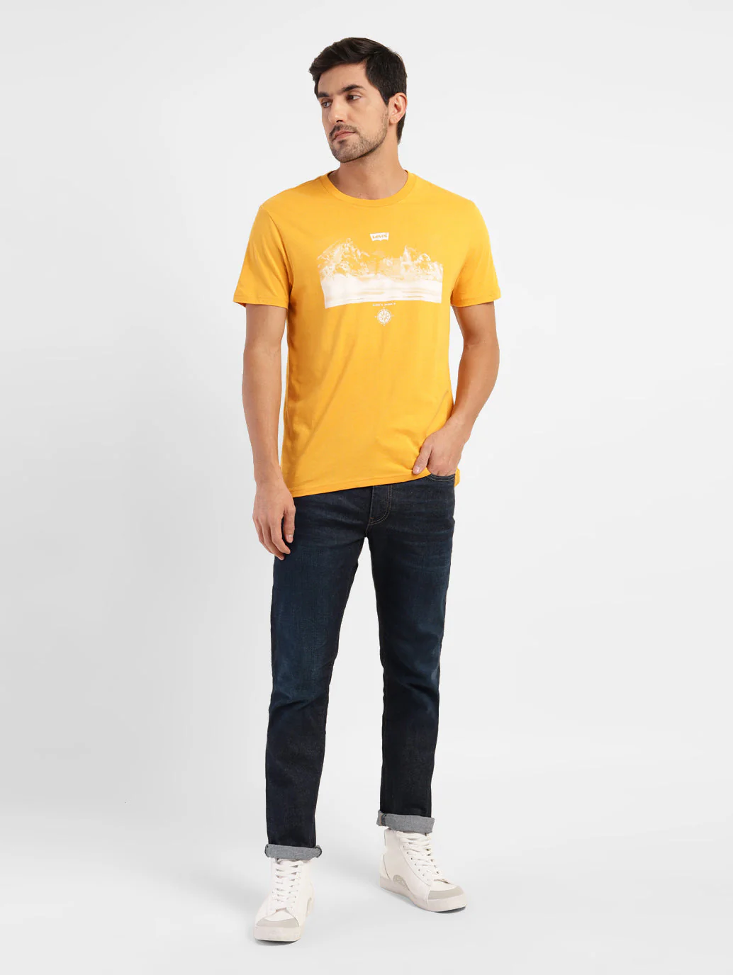 Men's 511 Blue Slim Fit Mid Rise Jeans - Image 2