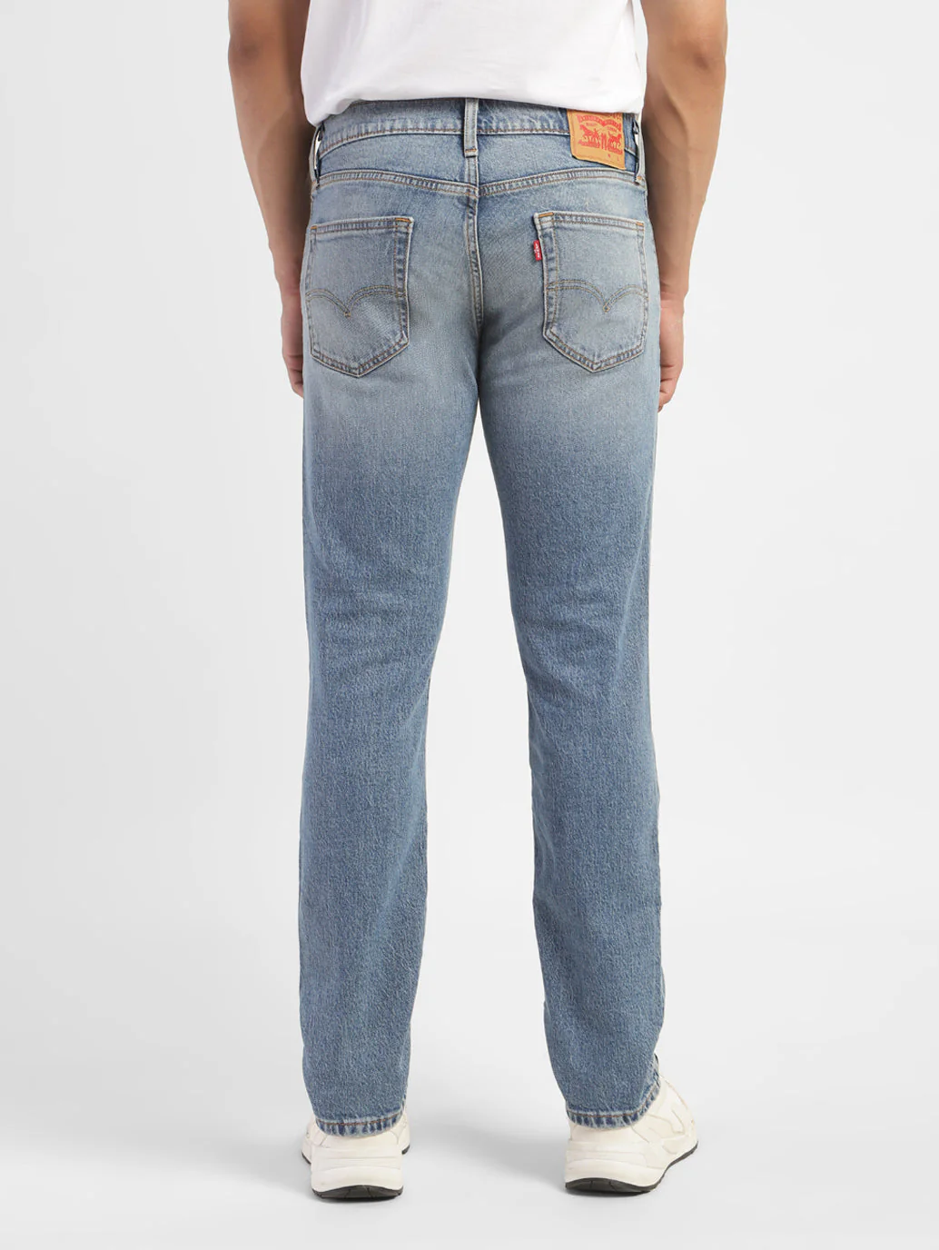 Men's 511 Blue Slim Fit Mid Rise Jeans - Image 3