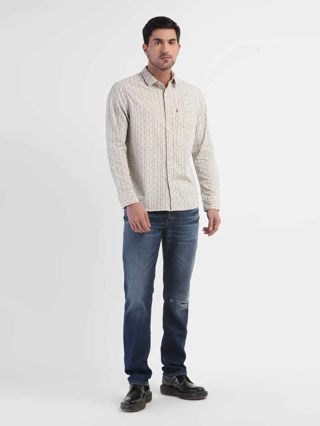 Men's 511 Blue Slim Fit Mid Rise Jeans - Image 6