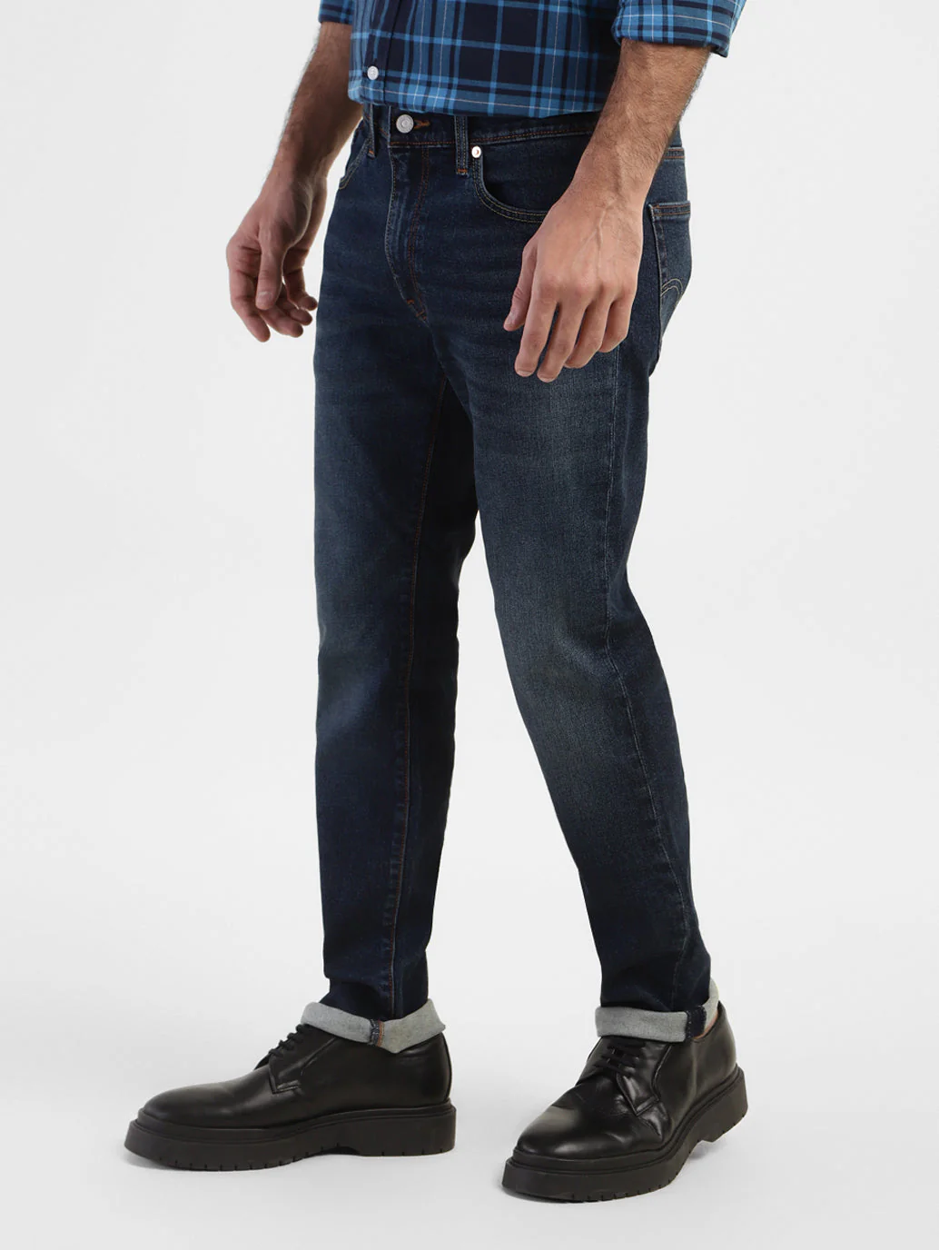 Men's 511 Blue Slim Fit Mid Rise Jeans - Image 5
