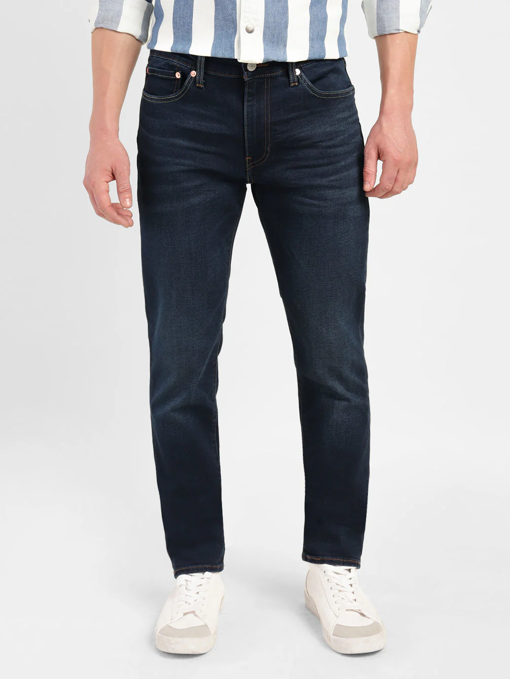 Men's 511 Blue Slim Fit Mid Rise Jeans