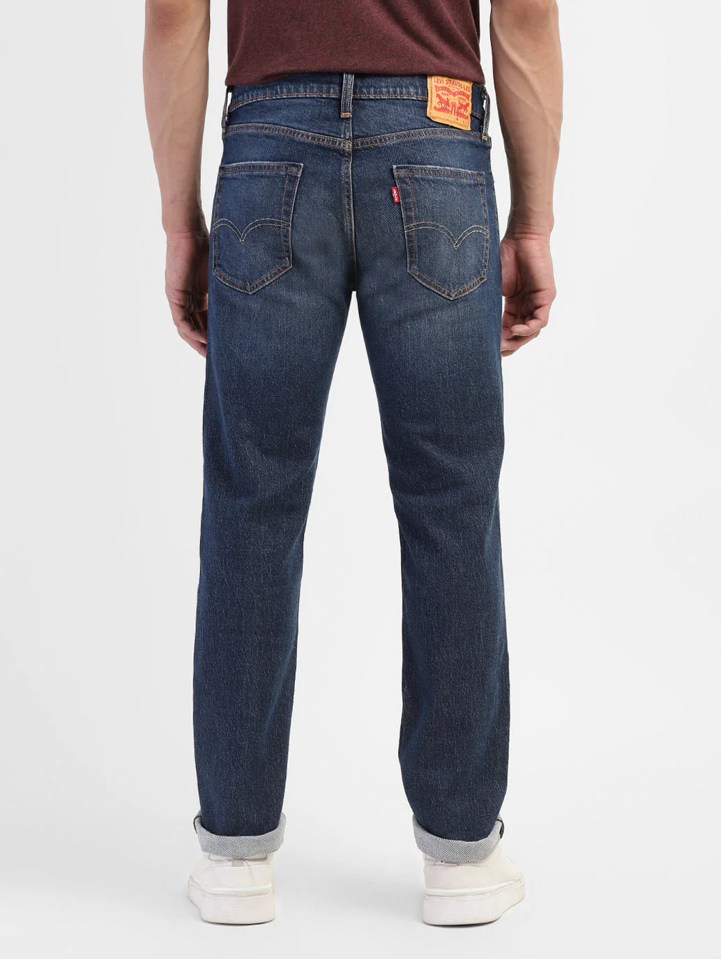 Men's 511 Blue Slim Fit Mid Rise Jeans - Image 3
