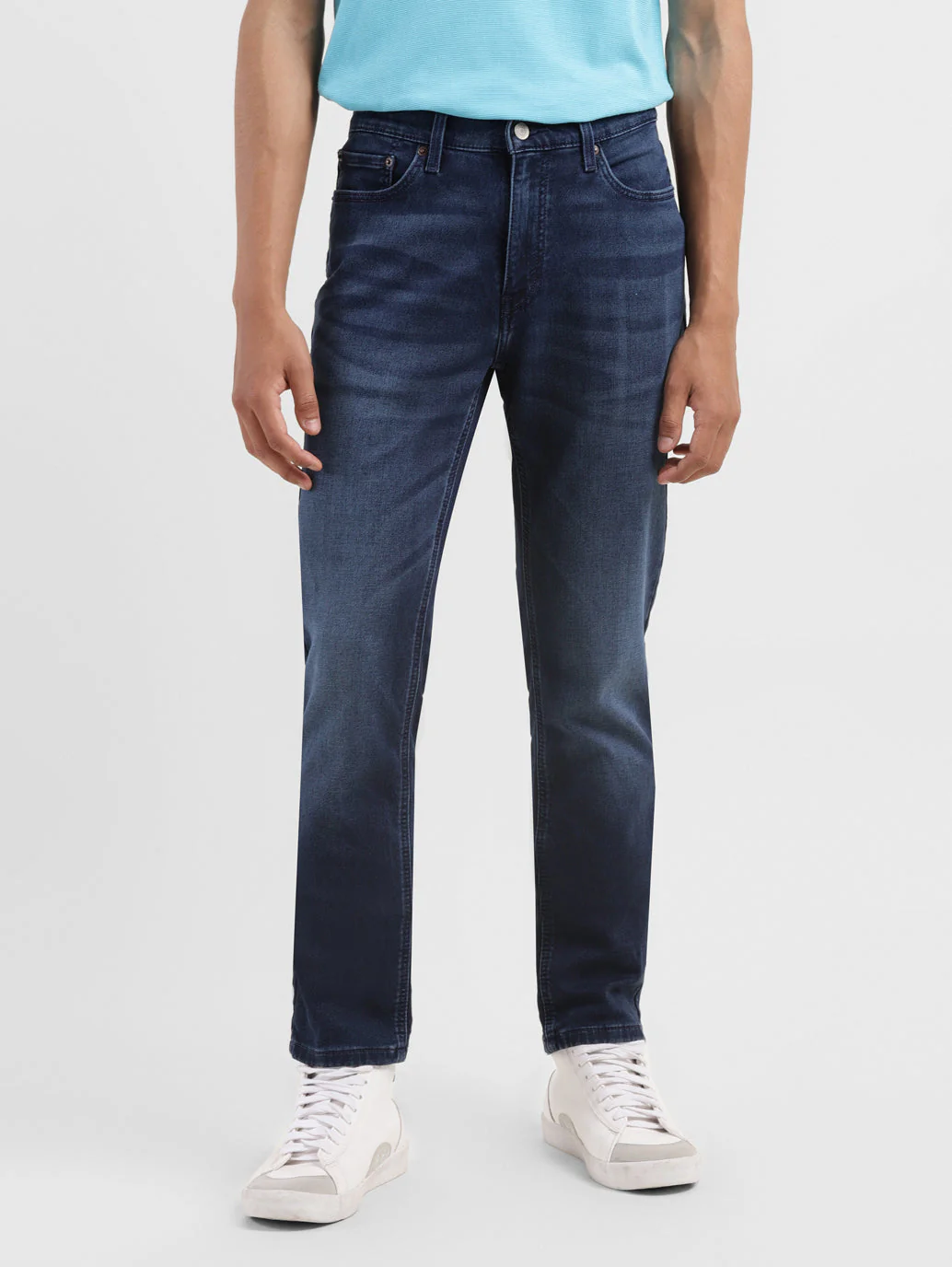 Men's 511 Blue Slim Fit Mid Rise Jeans - Image 2