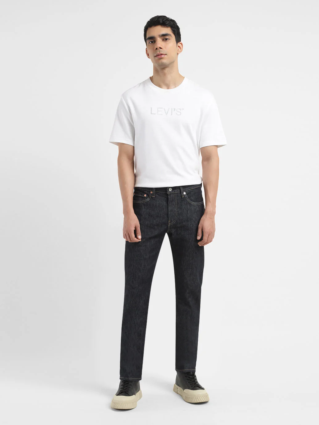 Men's 511 Black Slim Fit Mid Rise Jeans - Image 8