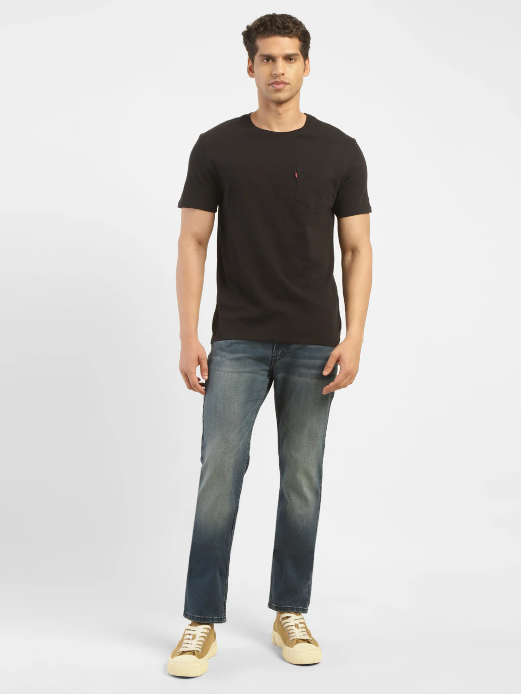 Men's 511 Blue Slim Fit Mid Rise Jeans - Image 8