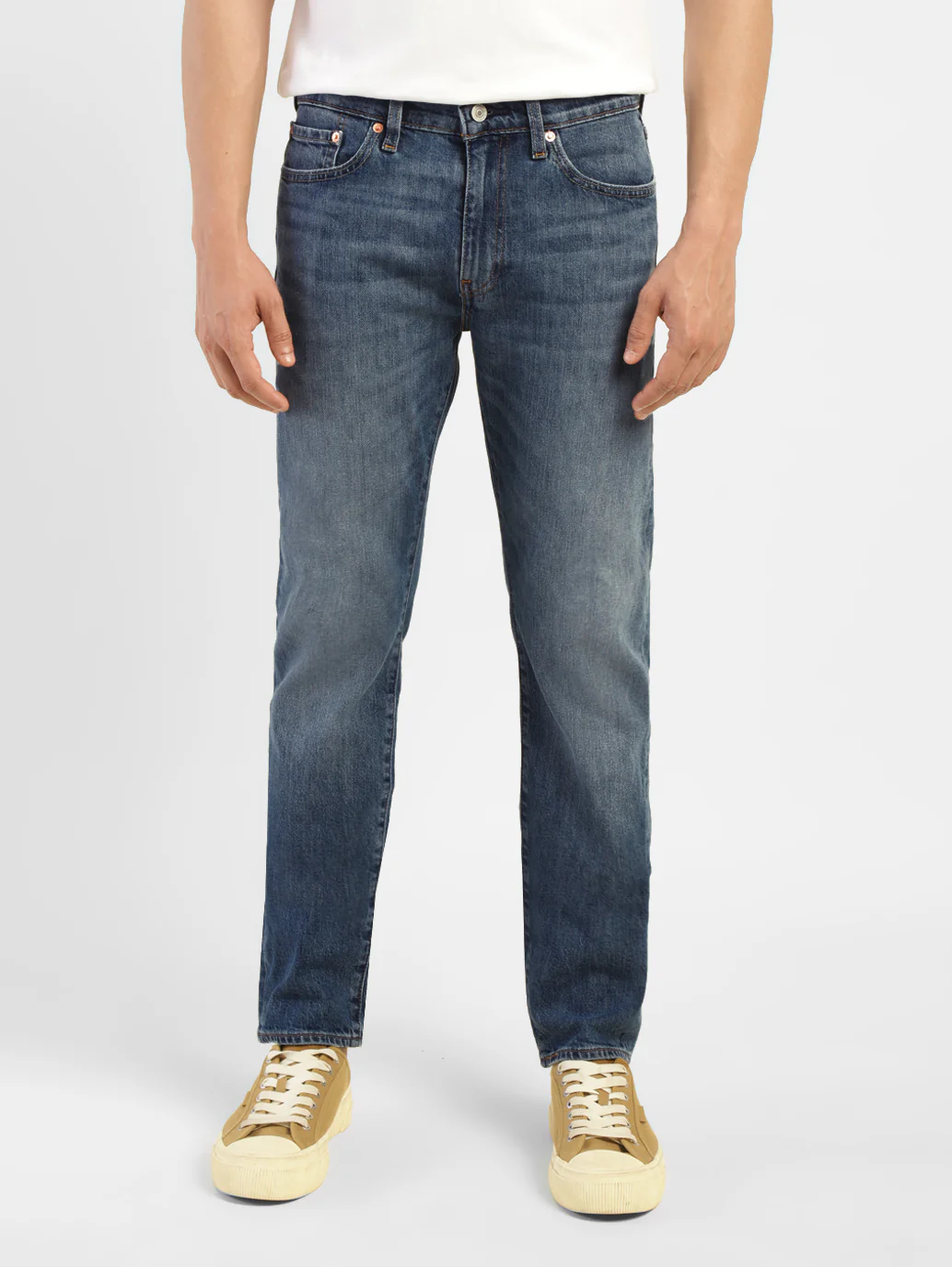 Men's 511 Blue Slim Fit Mid Rise Jeans