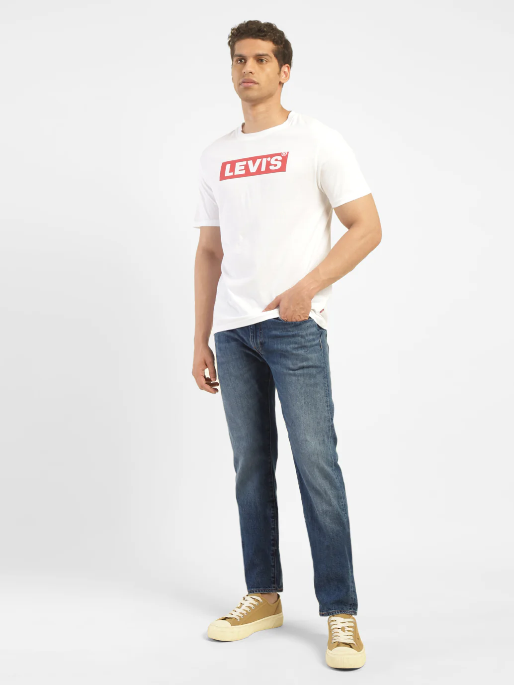 Men's 511 Blue Slim Fit Mid Rise Jeans - Image 2