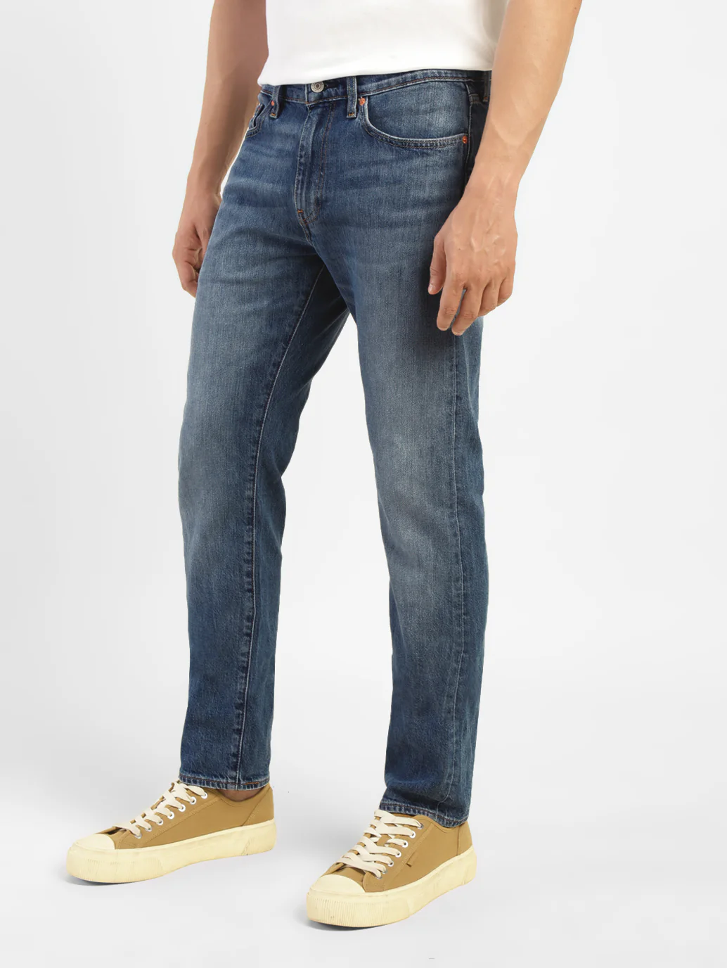 Men's 511 Blue Slim Fit Mid Rise Jeans - Image 5