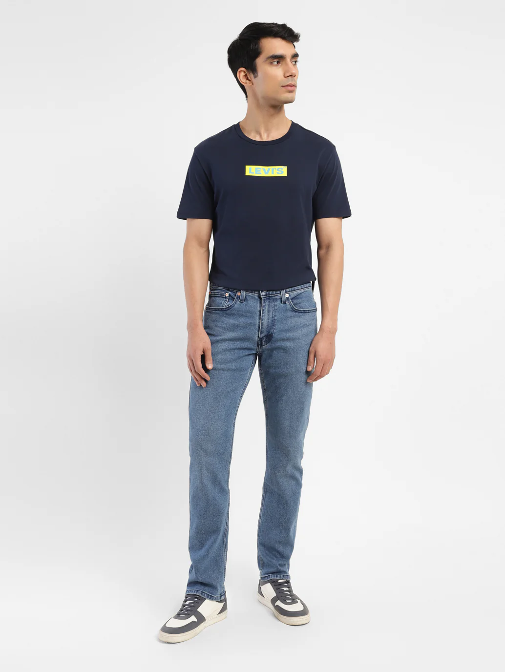 Men's 511 Blue Slim Fit Mid Rise Jeans - Image 11