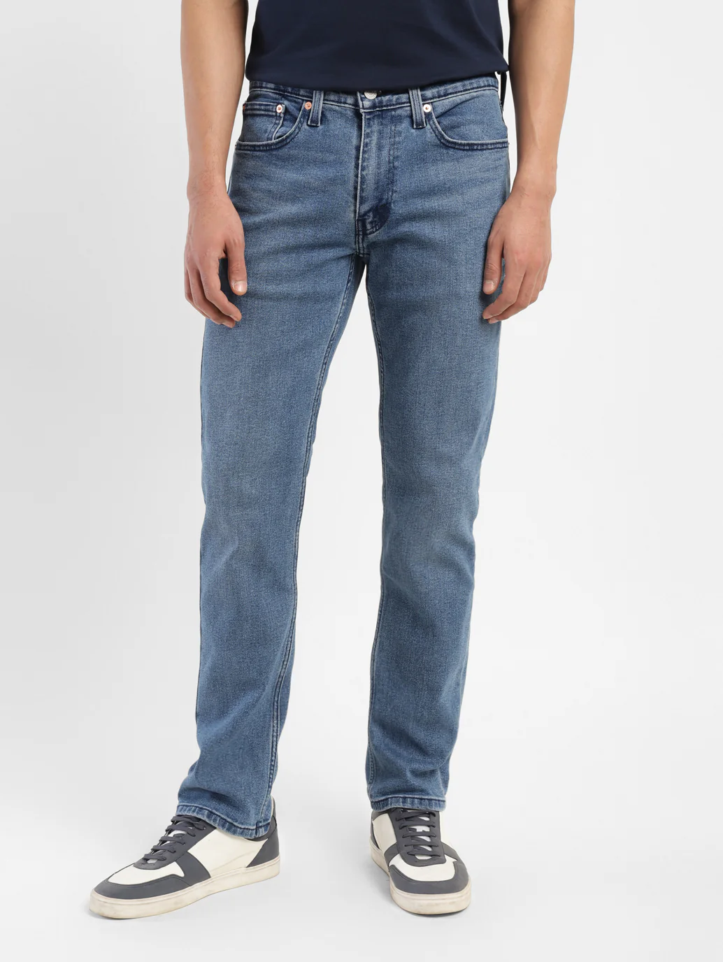 Men's 511 Blue Slim Fit Mid Rise Jeans - Image 2