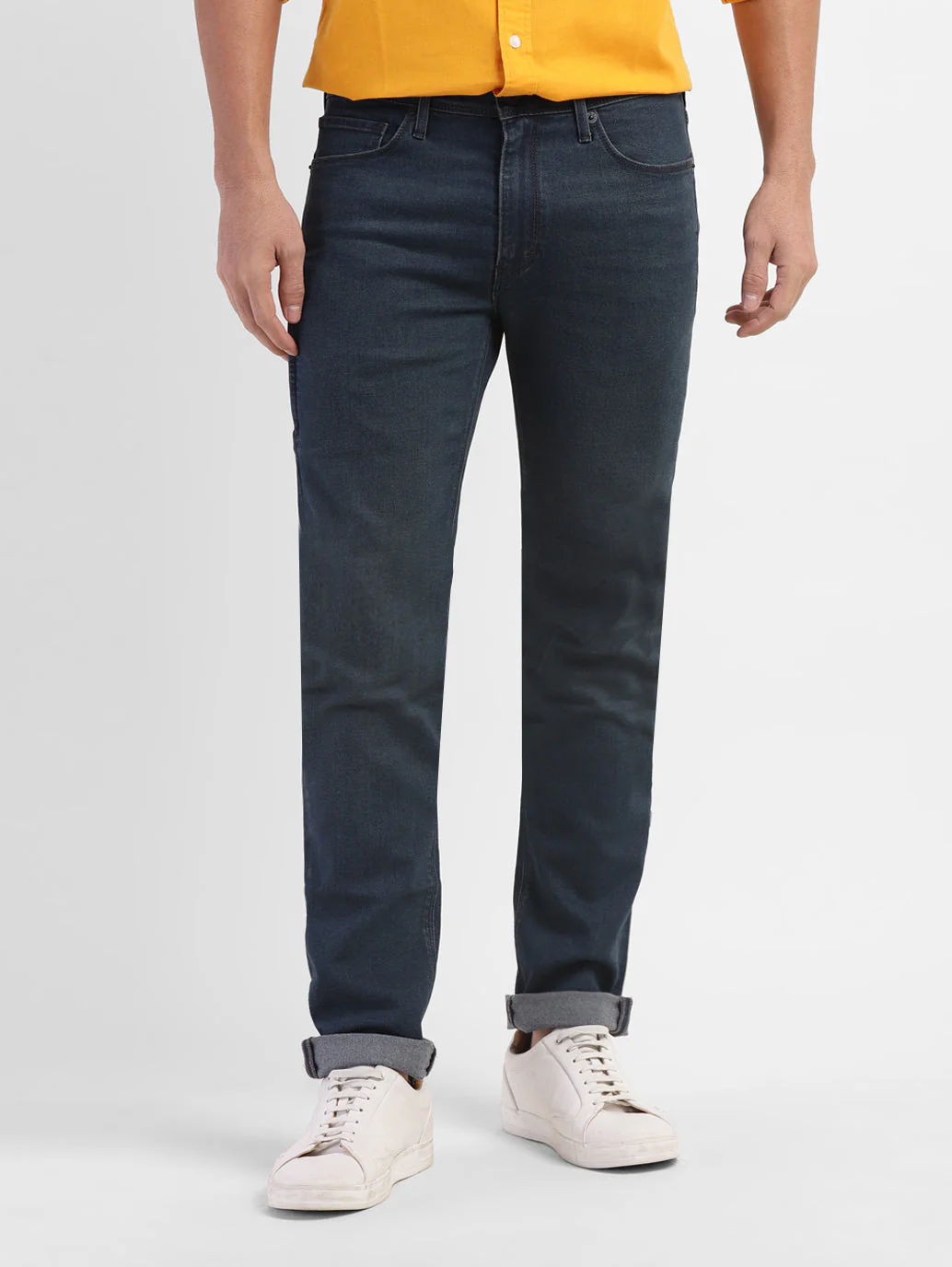 Men's 511 Blue Slim Fit Mid Rise Jeans - Image 2