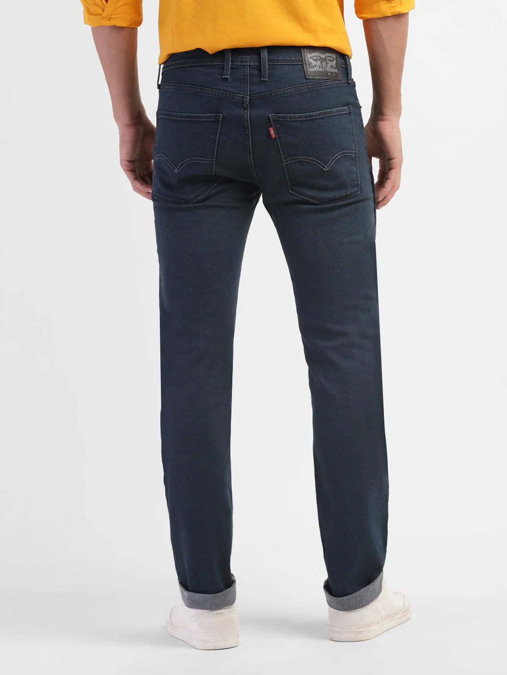 Men's 511 Blue Slim Fit Mid Rise Jeans - Image 3