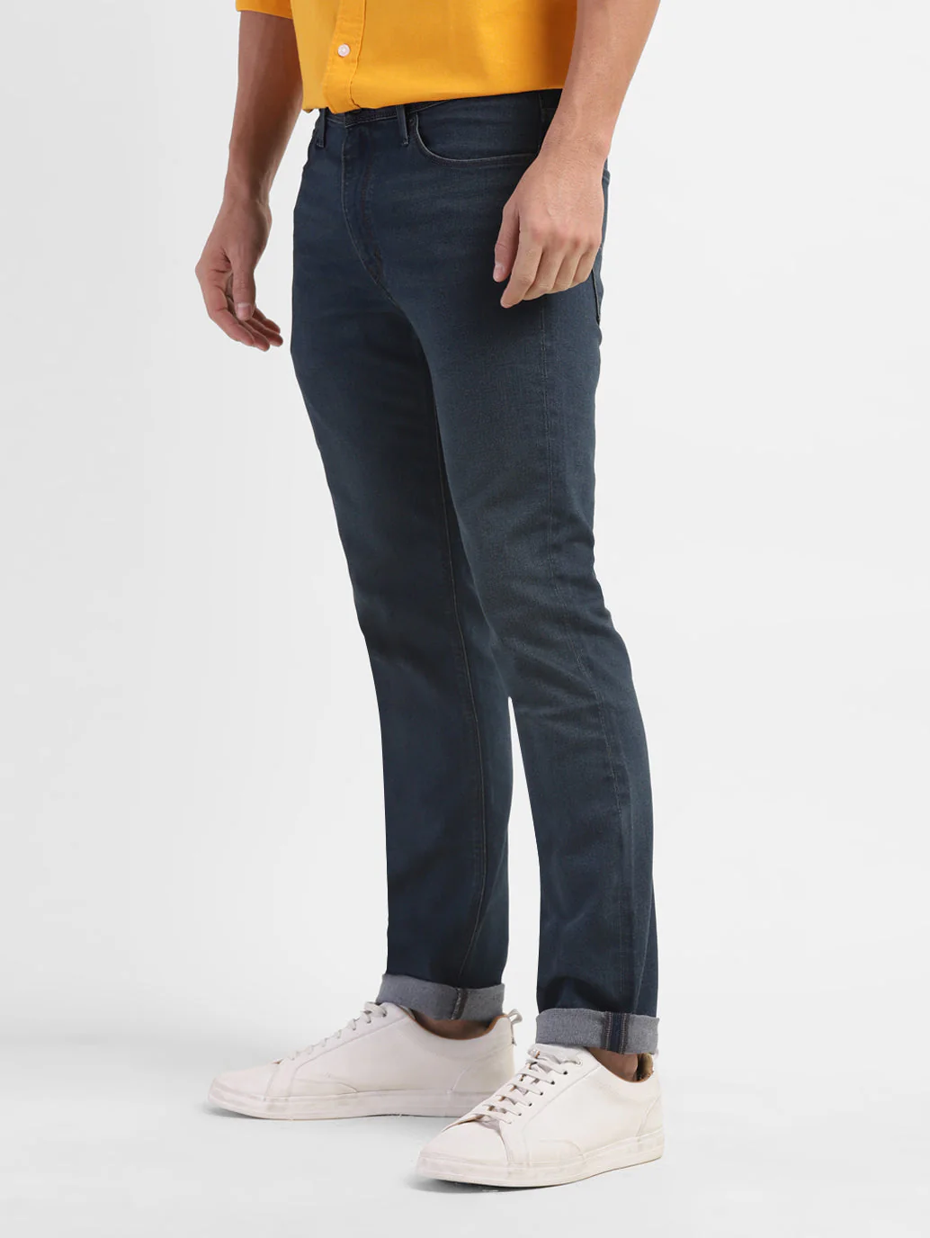 Men's 511 Blue Slim Fit Mid Rise Jeans - Image 5