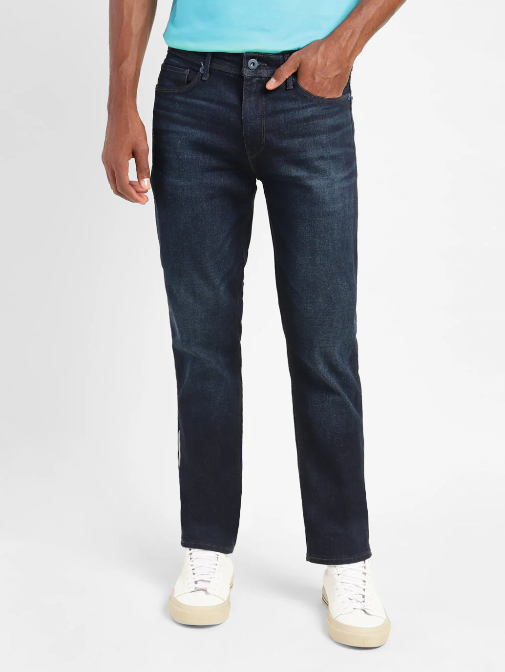 Men's 511 Blue Slim Fit Mid Rise Jeans - Image 2