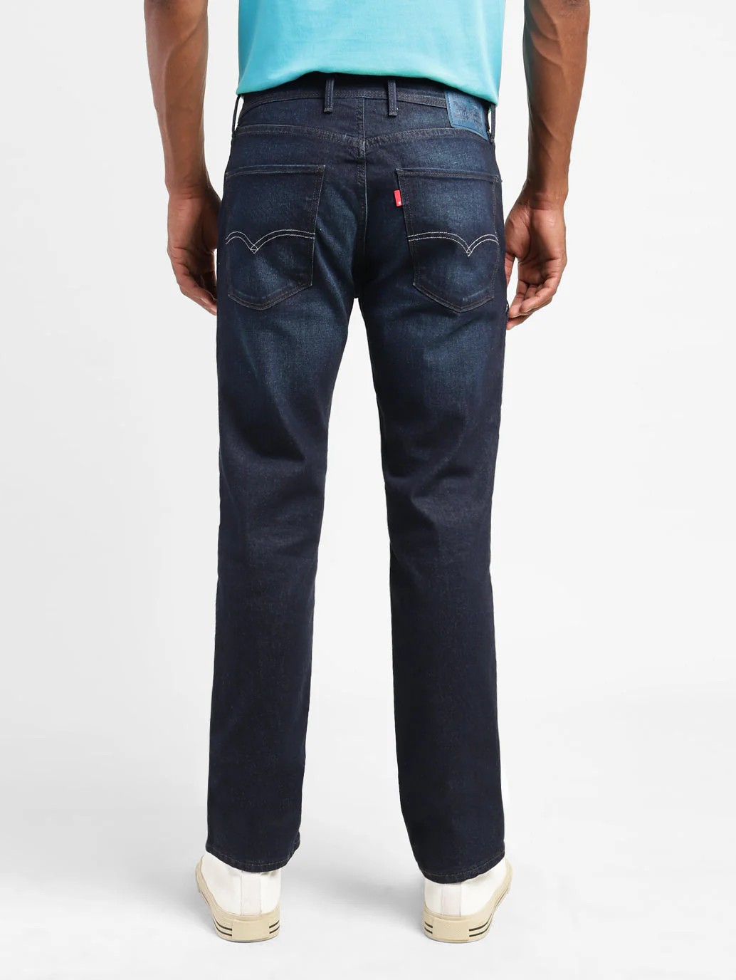 Men's 511 Blue Slim Fit Mid Rise Jeans - Image 3
