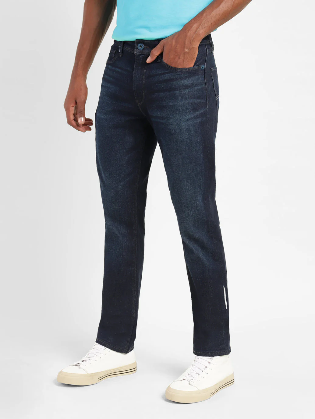 Men's 511 Blue Slim Fit Mid Rise Jeans - Image 5