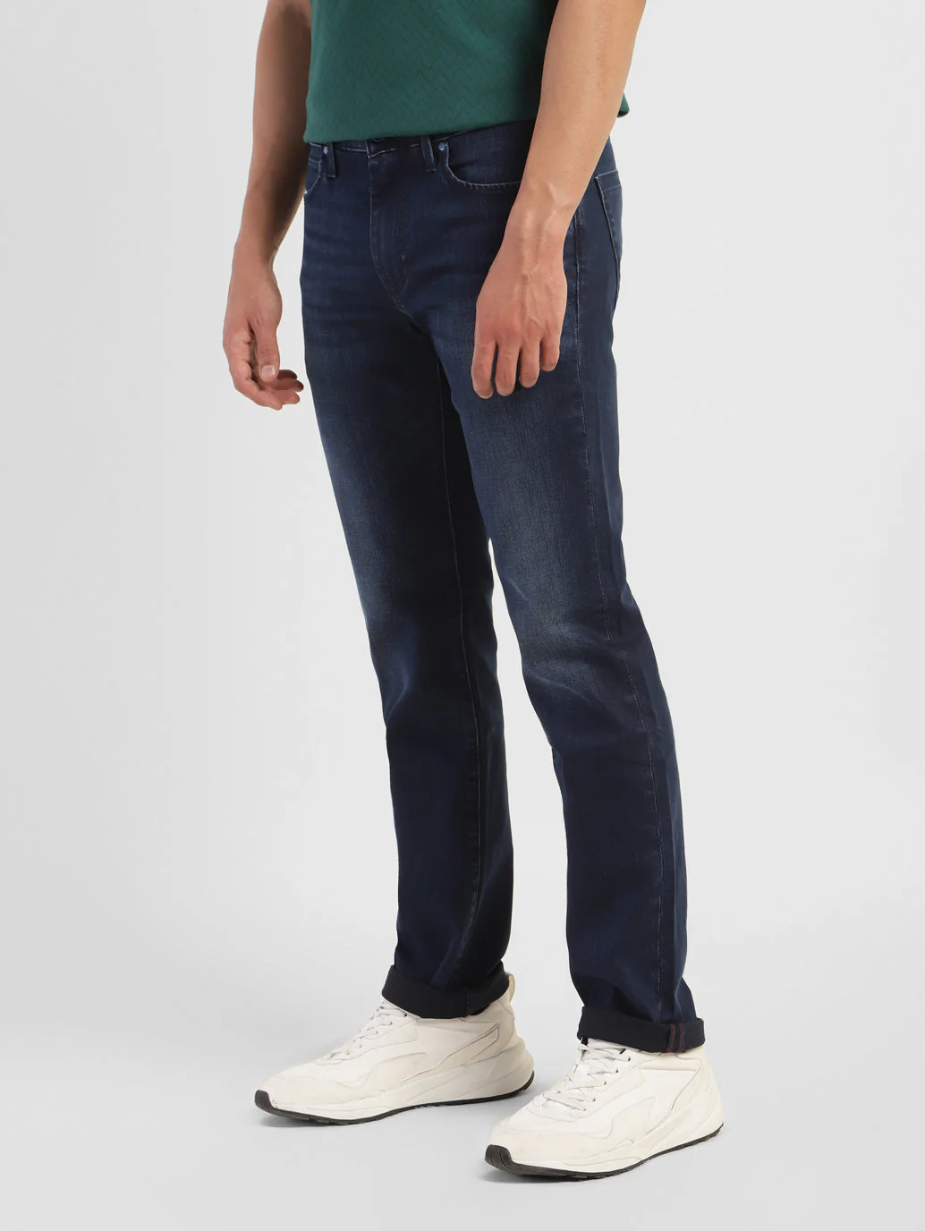 Men's Redloop 511 Blue Slim Fit Mid Rise Jeans - Image 5