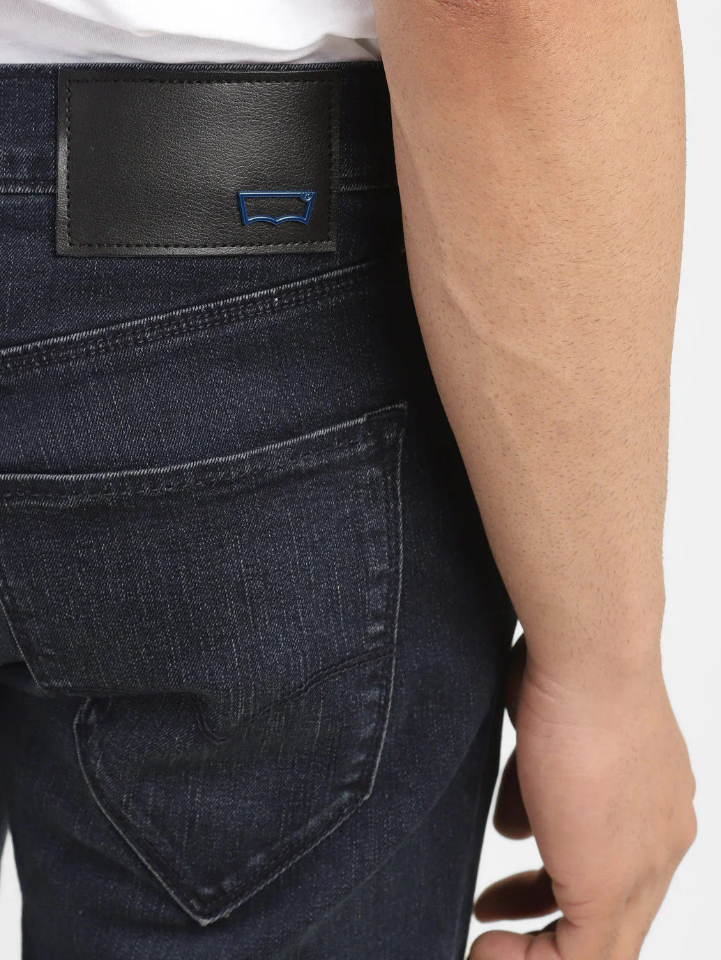 Men's Redloop 511 Blue Slim Fit Mid Rise Jeans - Image 8