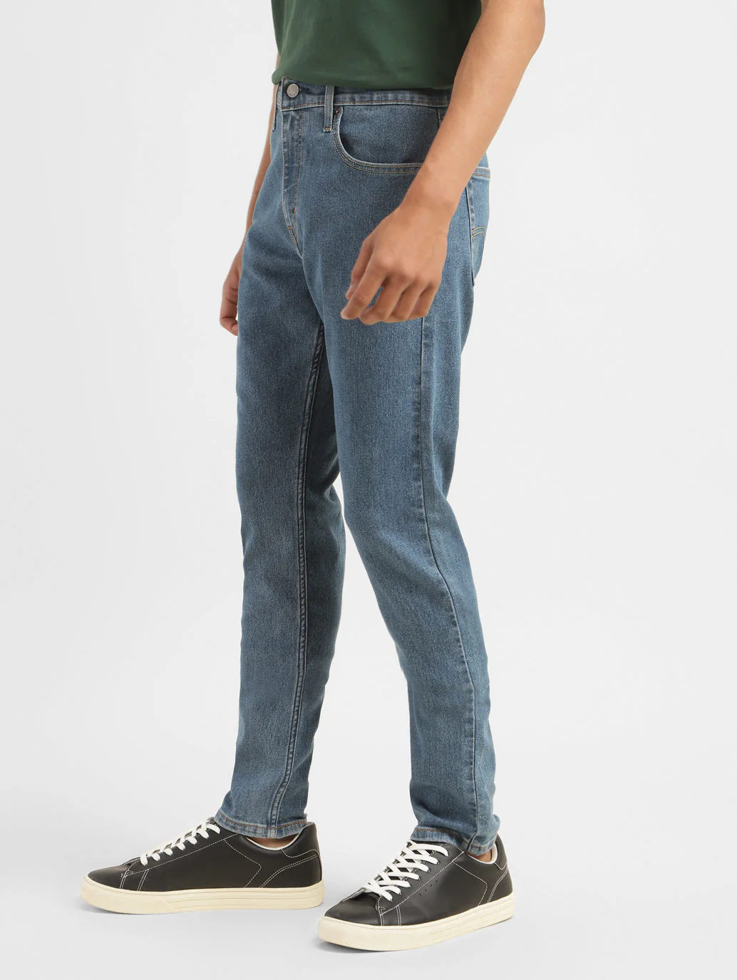 Men's 511 Blue Slim Fit Mid Rise Jeans - Image 5