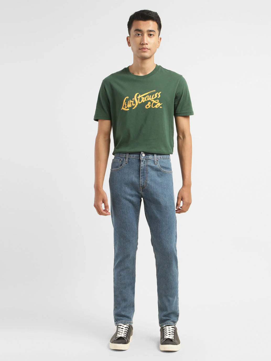 Men's 511 Blue Slim Fit Mid Rise Jeans - Image 8