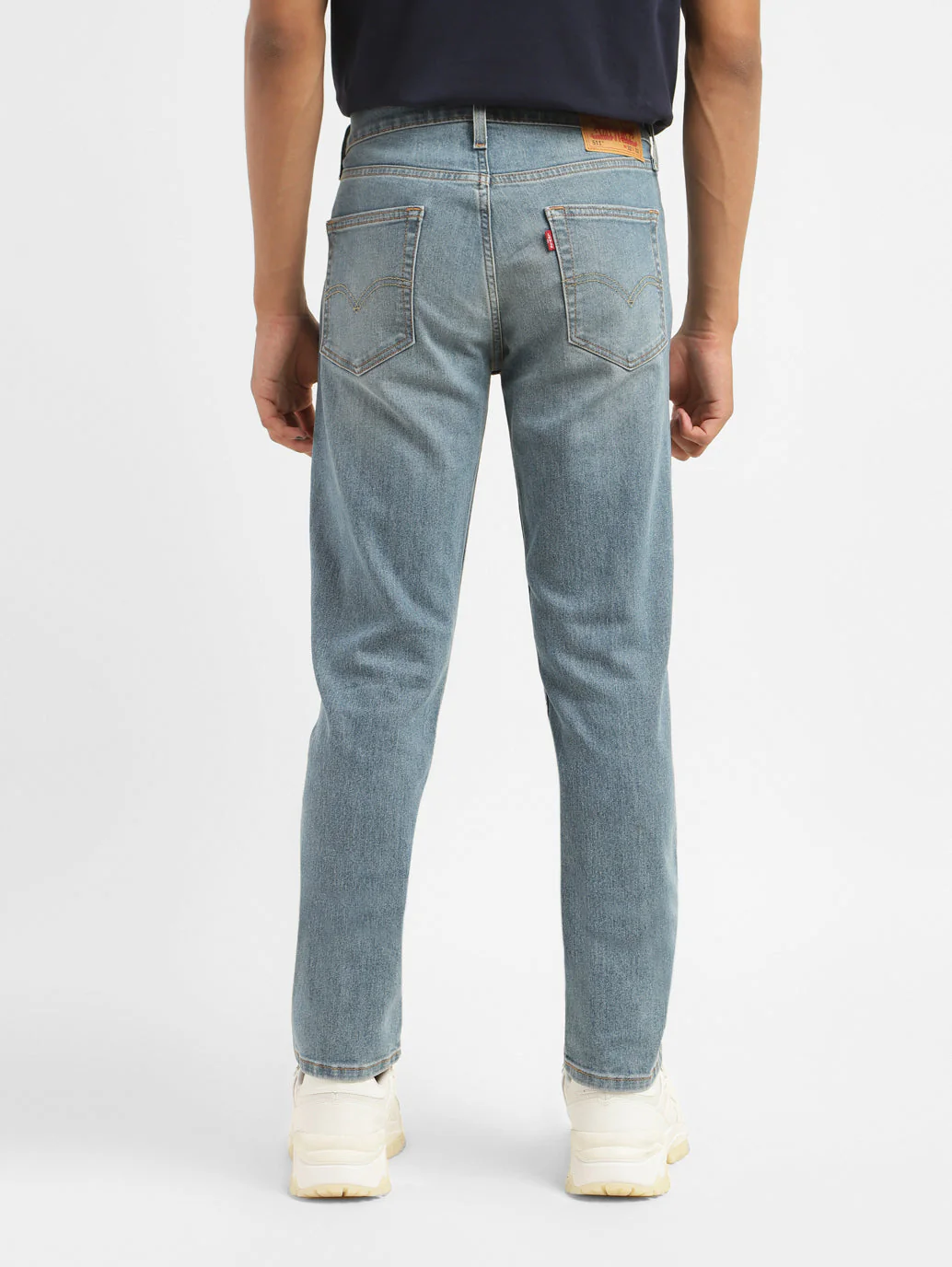 Men's 511 Blue Slim Fit Mid Rise Jeans - Image 3