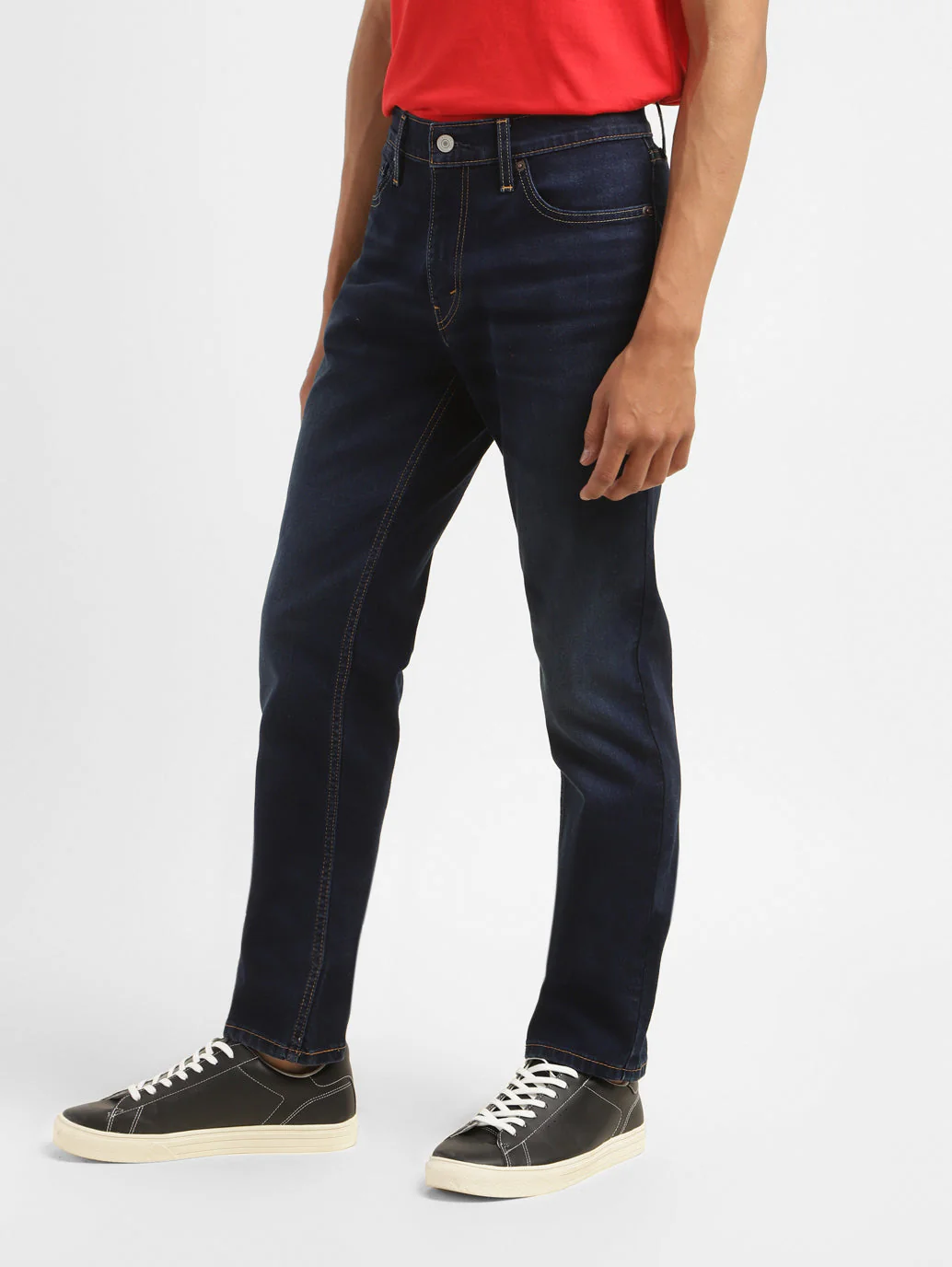 Men's 511 Blue Slim Fit Mid Rise Jeans - Image 5