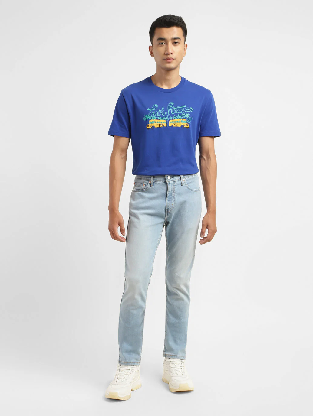 Men's 511 Indigo Slim Fit Mid Rise Jeans - Image 7