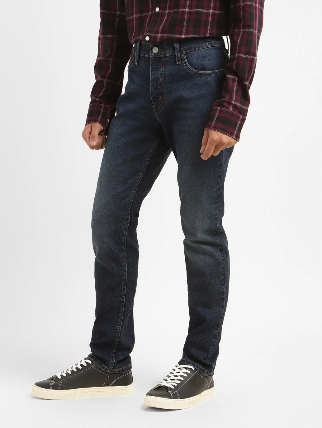 Men's 511 Blue Slim Fit Mid Rise Jeans - Image 5