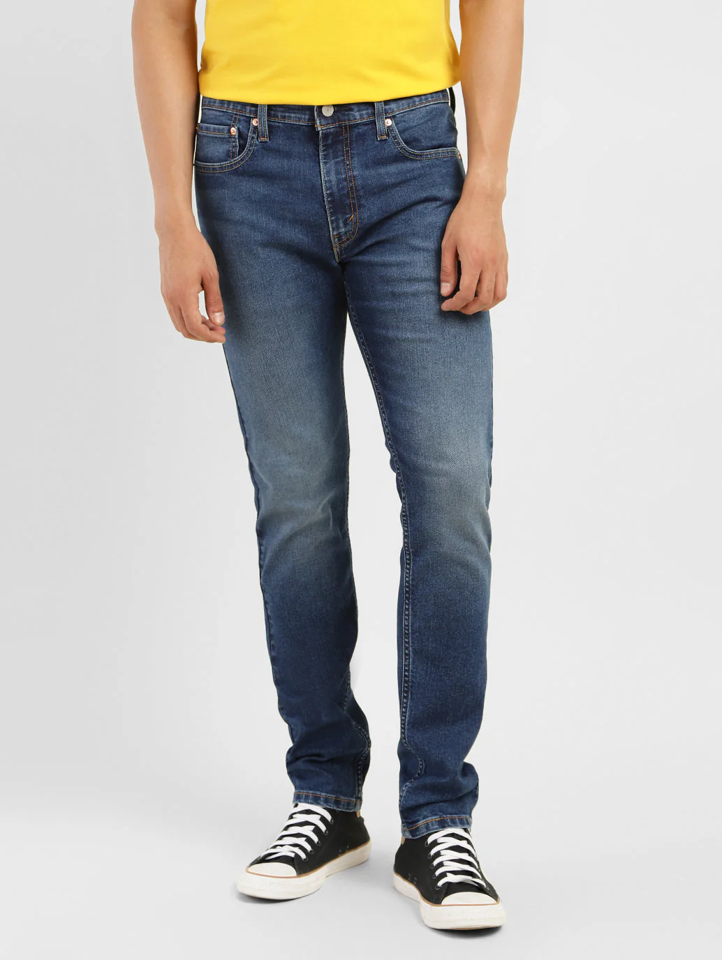 Men's 511 Blue Slim Fit Mid Rise Jeans - Image 2