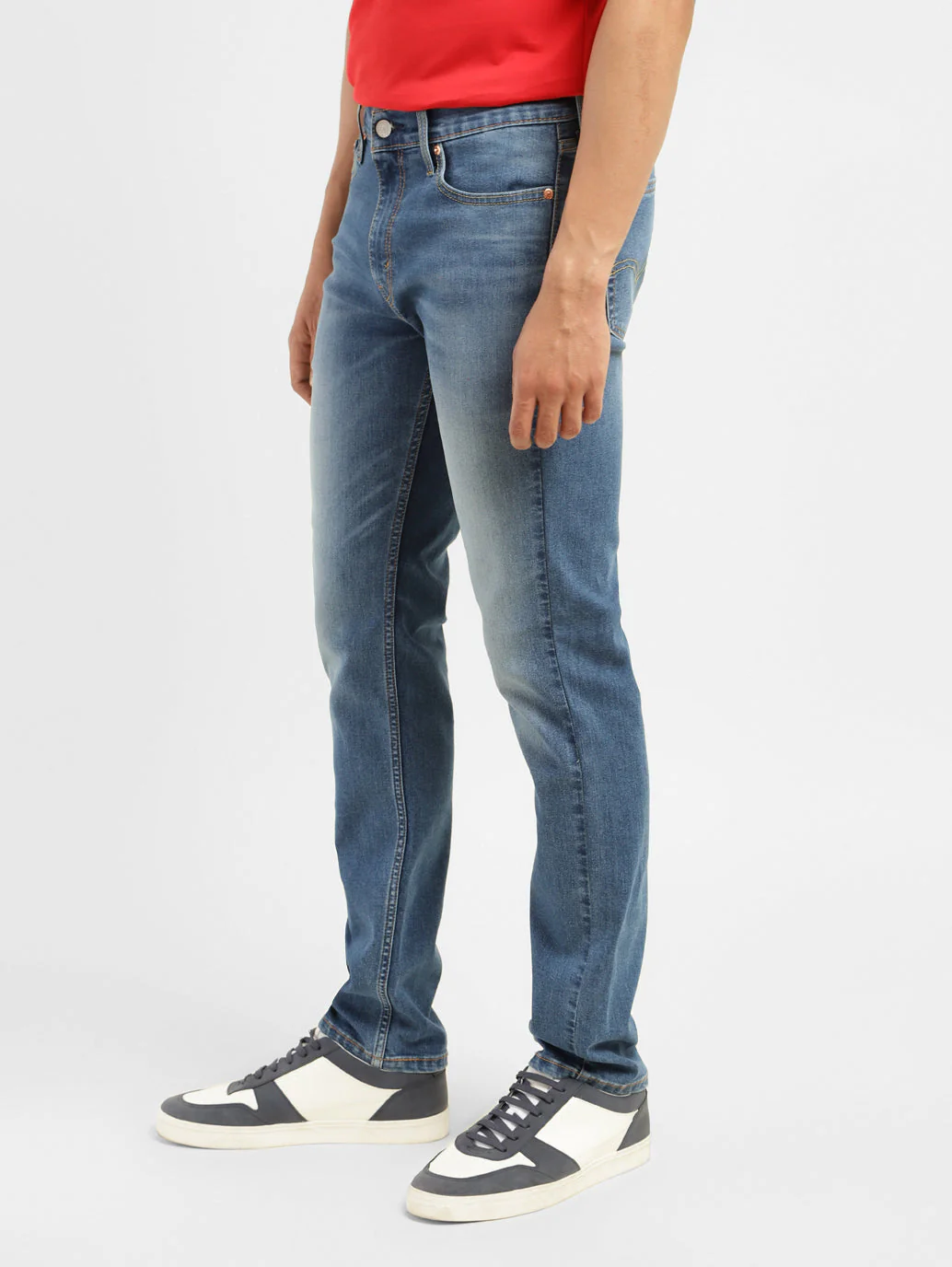 Men's 511 Indigo Slim Fit Mid Rise Jeans - Image 5