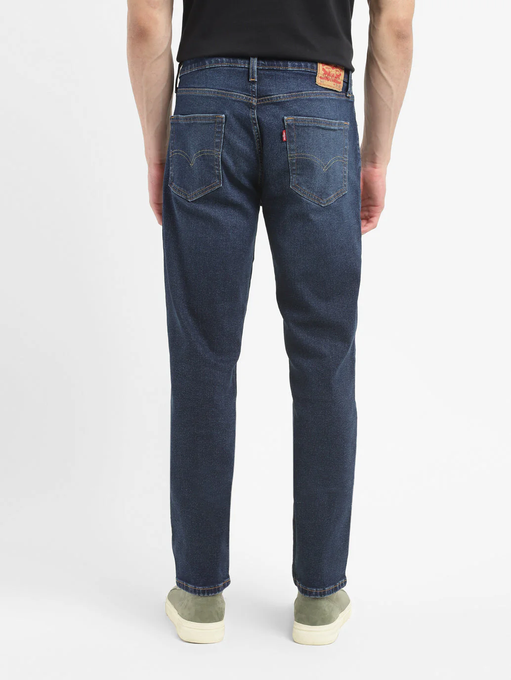 Men's 511 Blue Slim Fit Mid Rise Jeans - Image 3
