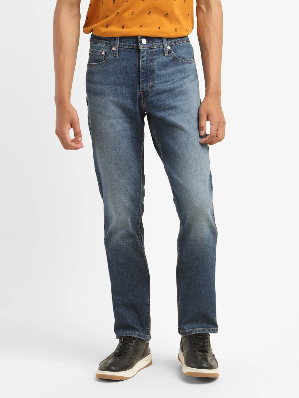 Men's 511 Blue Slim Fit Mid Rise Jeans