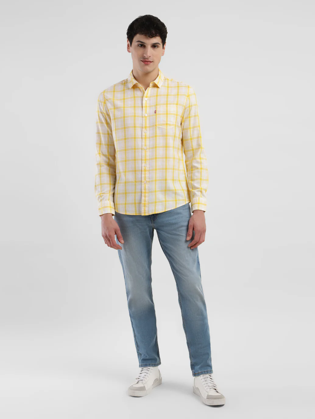 Men's 511 Blue Slim Fit Mid Rise Jeans - Image 11