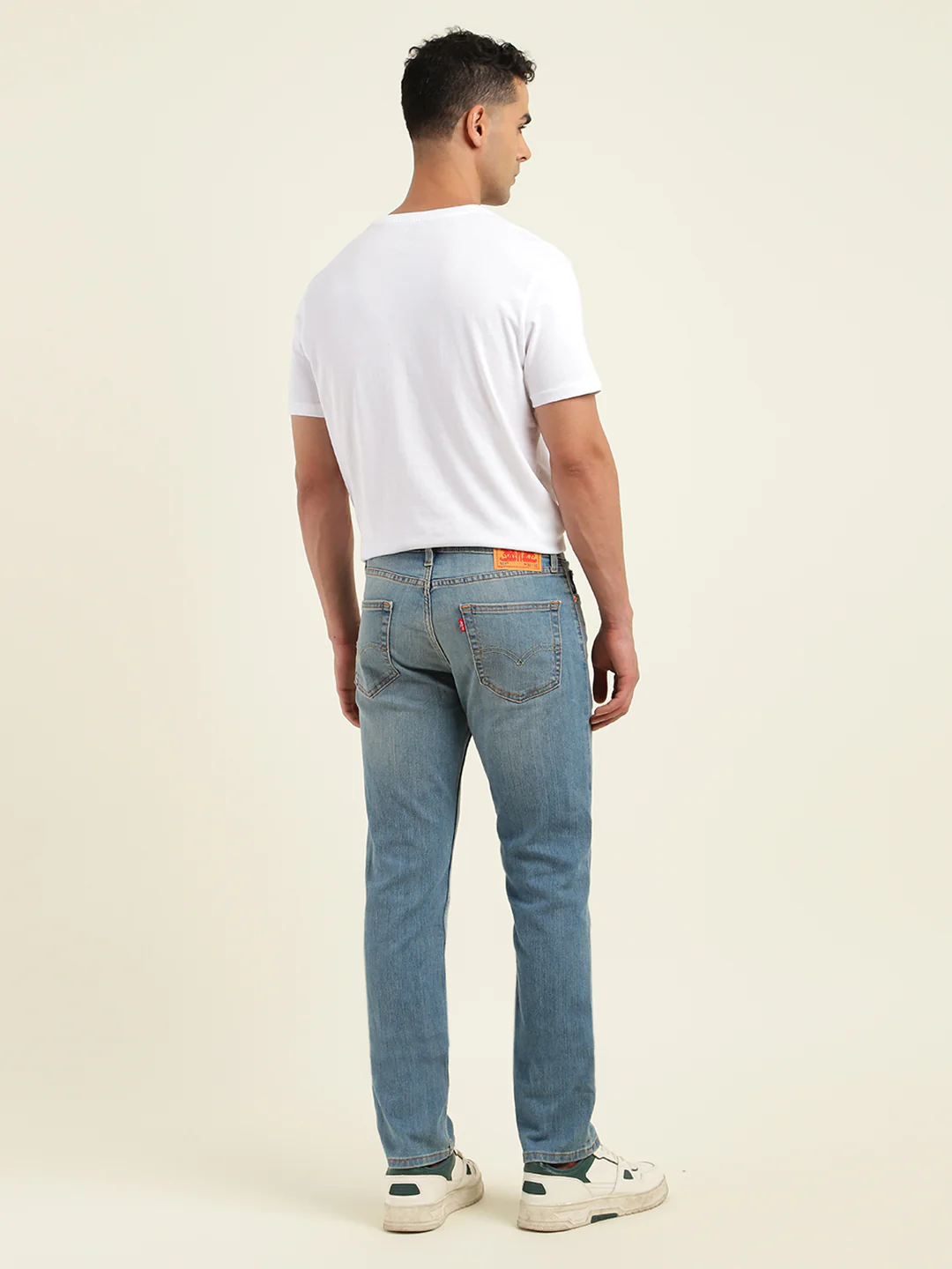Men's 511 Blue Slim Fit Mid Rise Jeans - Image 3