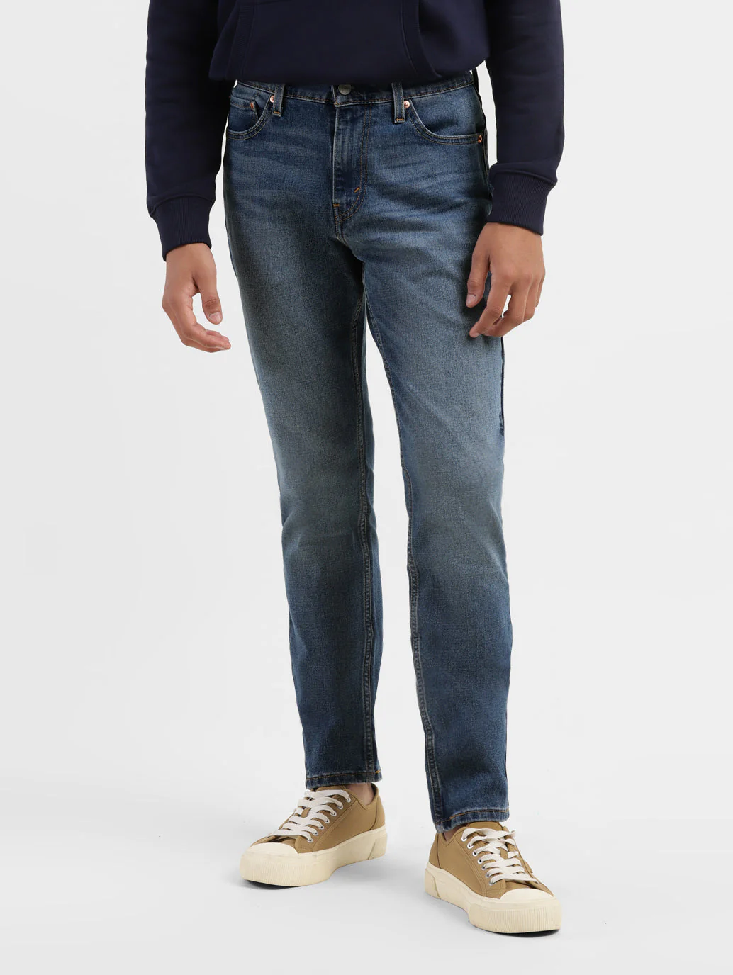Men's 511 Blue Slim Fit Mid Rise Jeans - Image 5