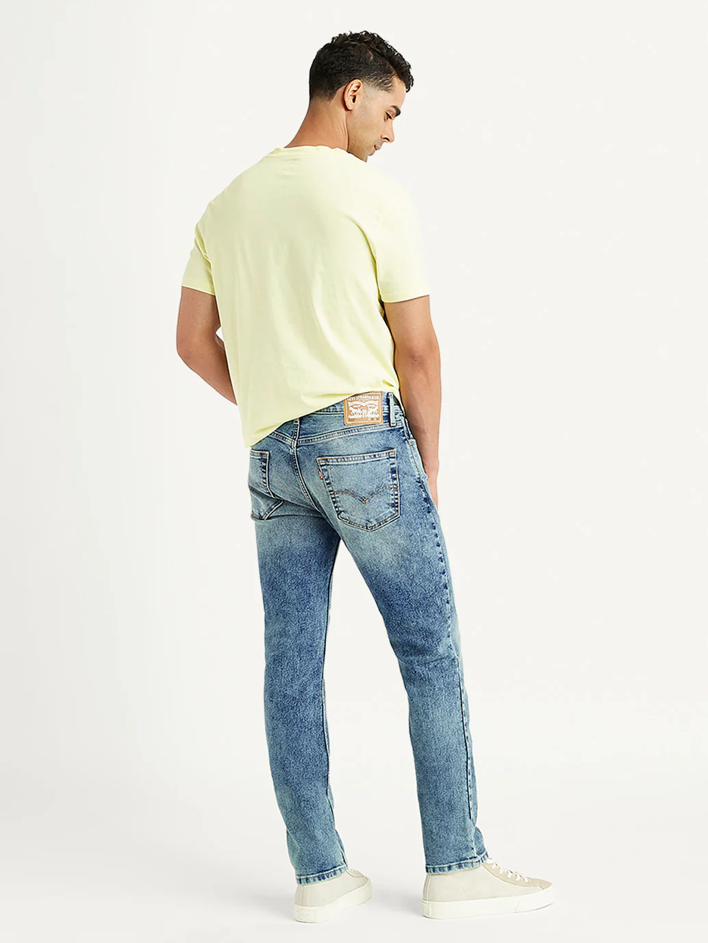 Men's 511 Blue Slim Fit Mid Rise Jeans - Image 2
