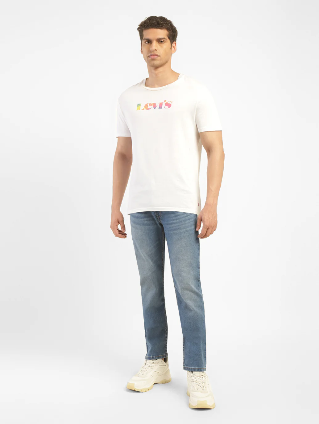 Men's 511 Blue Slim Fit Mid Rise Jeans - Image 7
