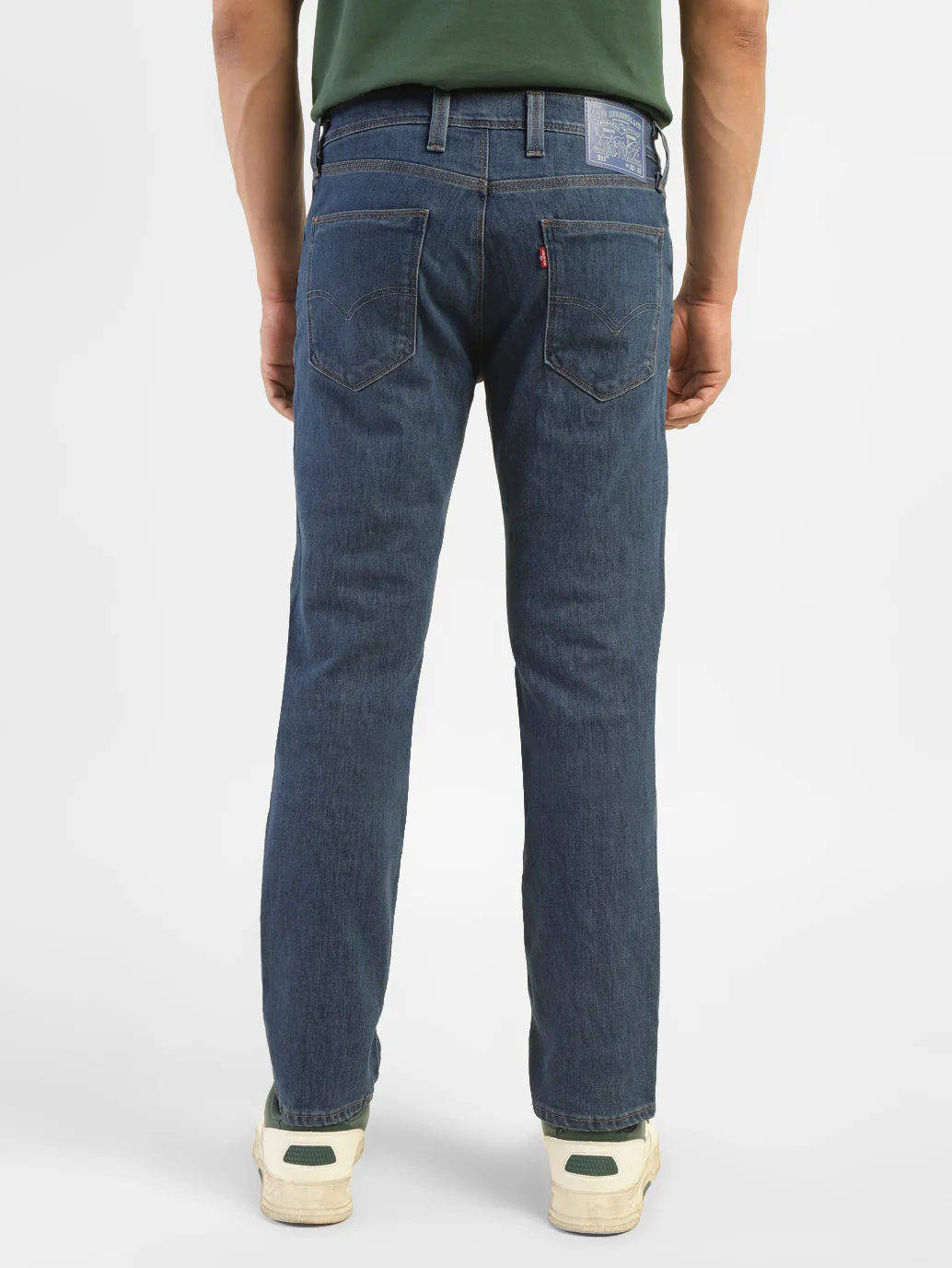 Men's 511 Blue Slim Fit Mid Rise Jeans - Image 2