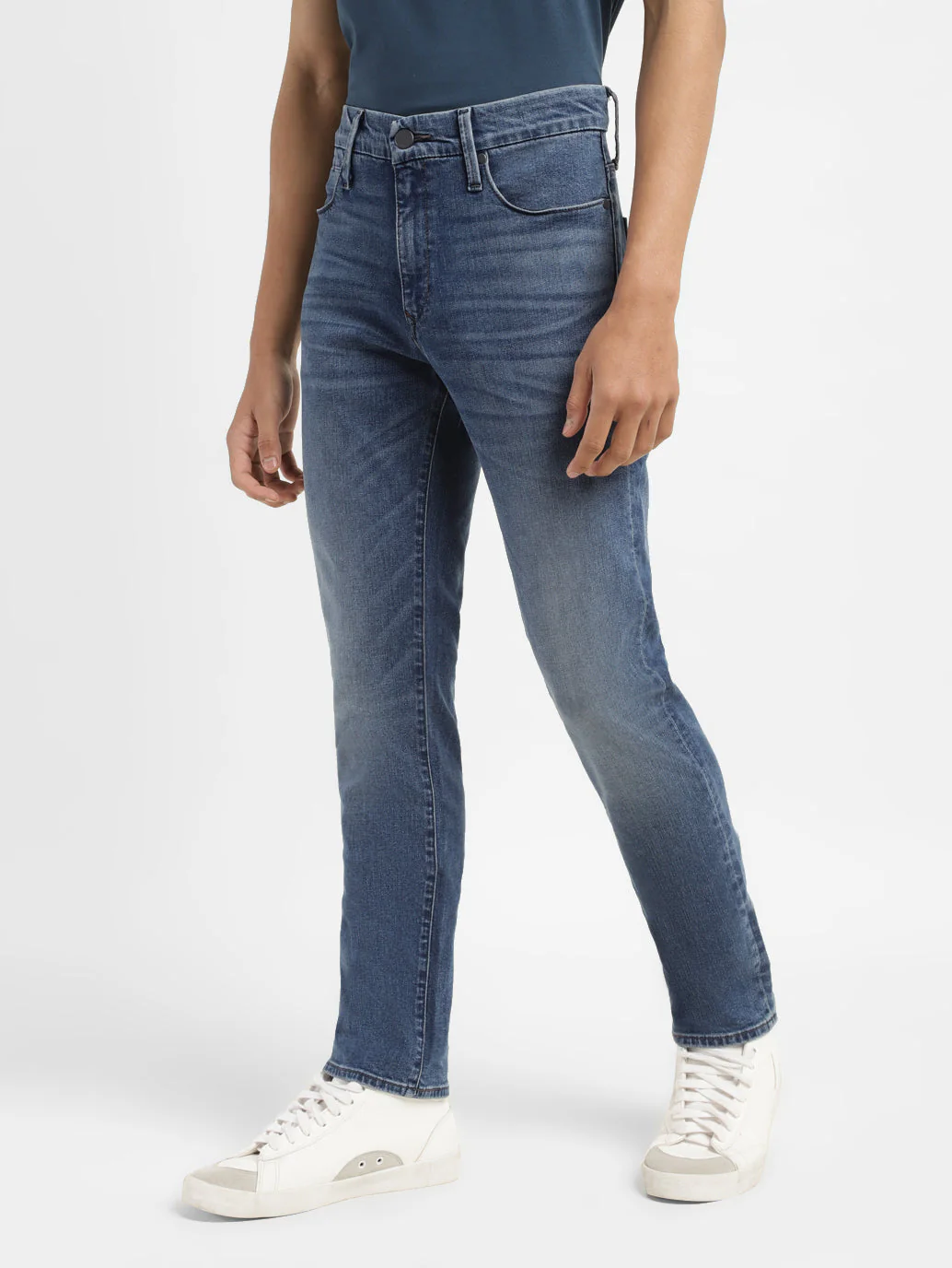 Men's Redloop 511 Blue Slim Fit Mid Rise Jeans - Image 6