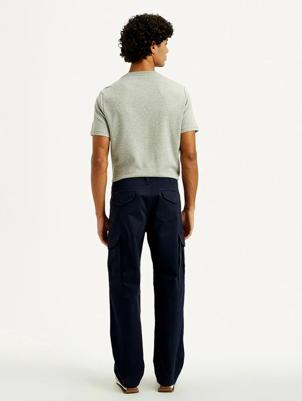 Men's 511 Blue Slim Fit Mid Rise Chino Cargos - Image 6