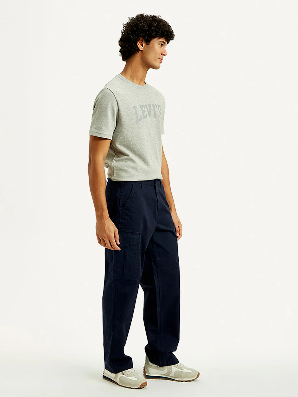 Men's 511 Blue Slim Fit Mid Rise Chino Cargos - Image 8