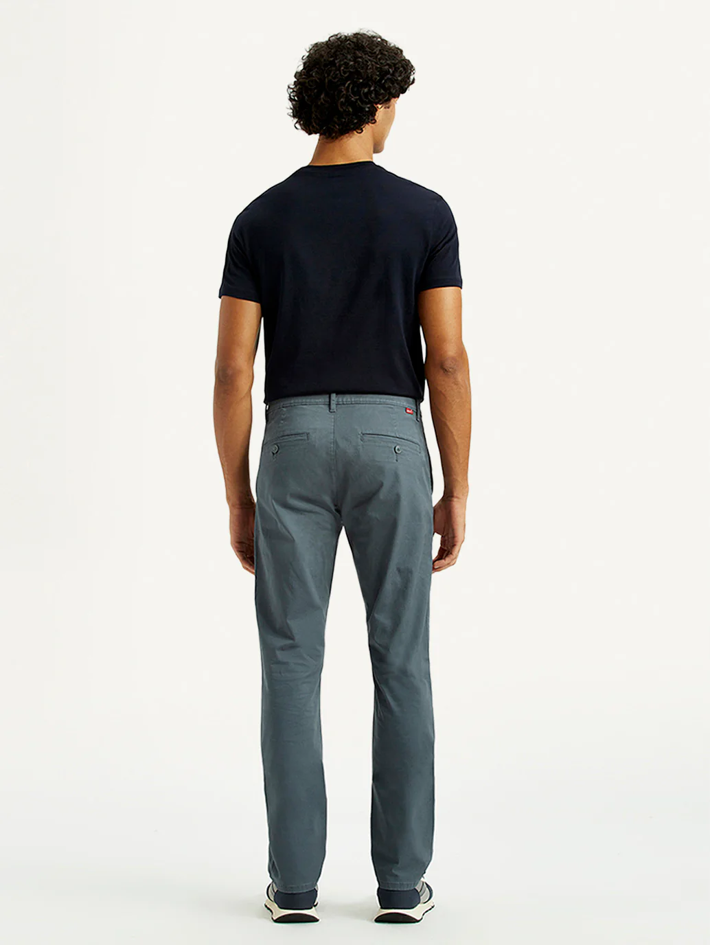 Men's 511 Blue Slim Fit Mid Rise Chinos - Image 3
