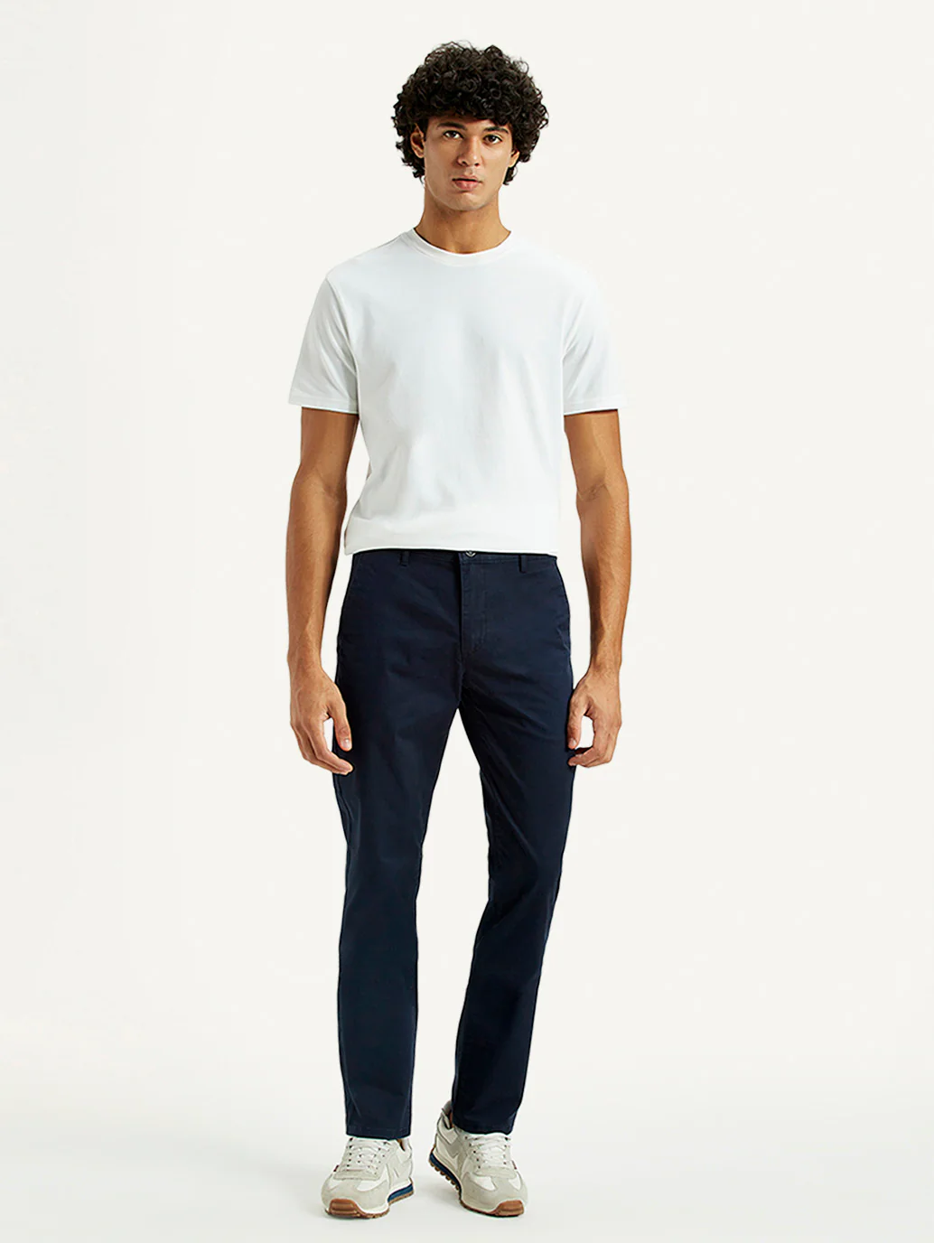Men's 511 Dark Blue Slim Fit Mid Rise Chinos - Image 5