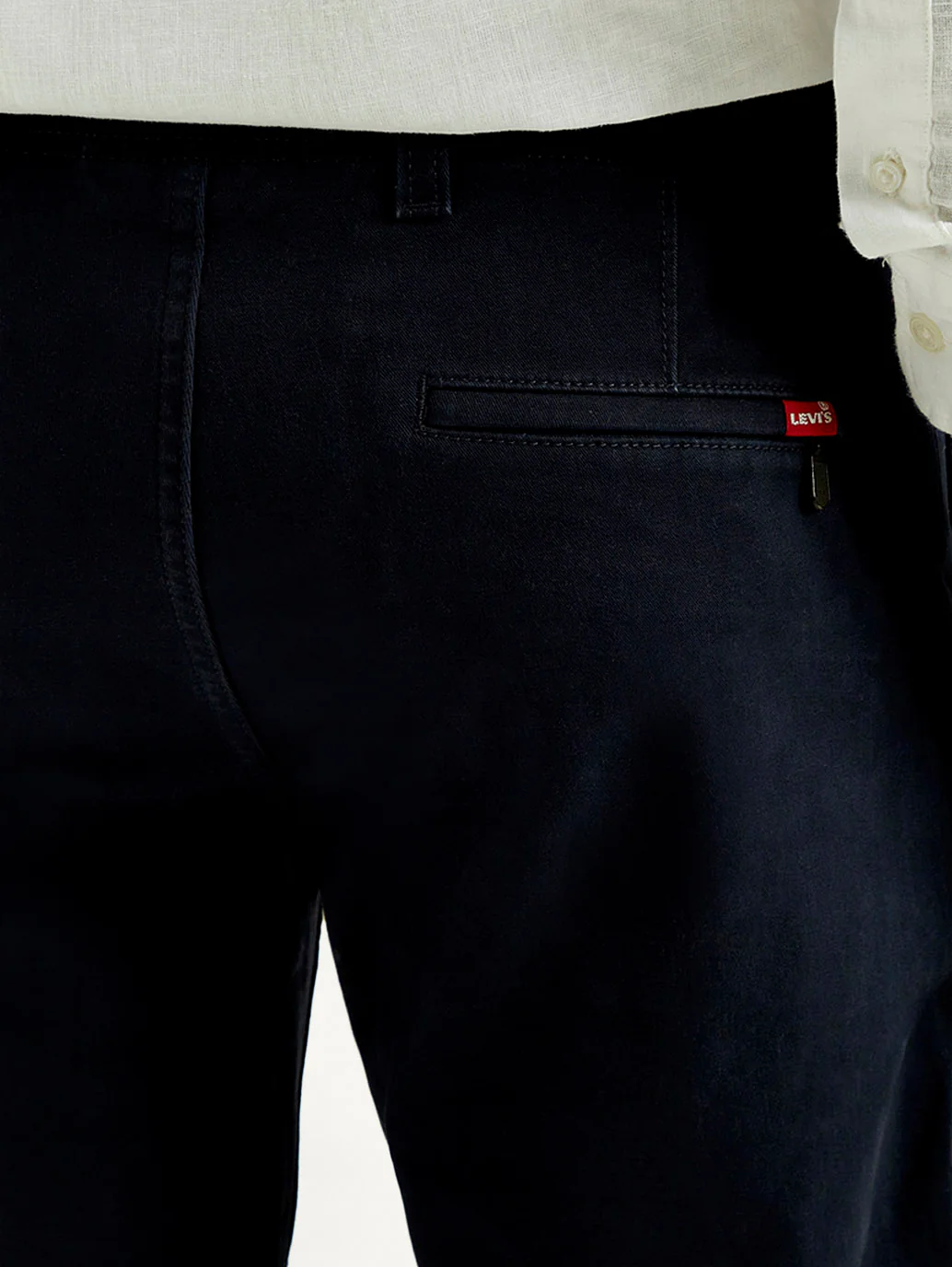 Men's 511 Navy Blue Slim Fit Mid Rise Chinos - Image 5