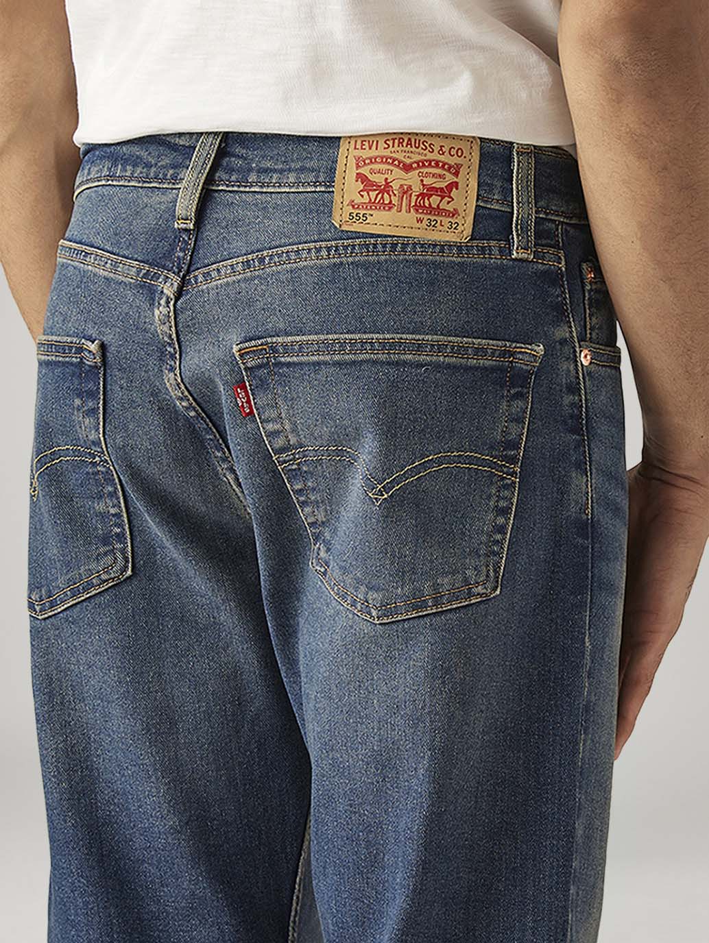 Men's 511 Blue Slim Fit Mid Rise Jeans - Image 5