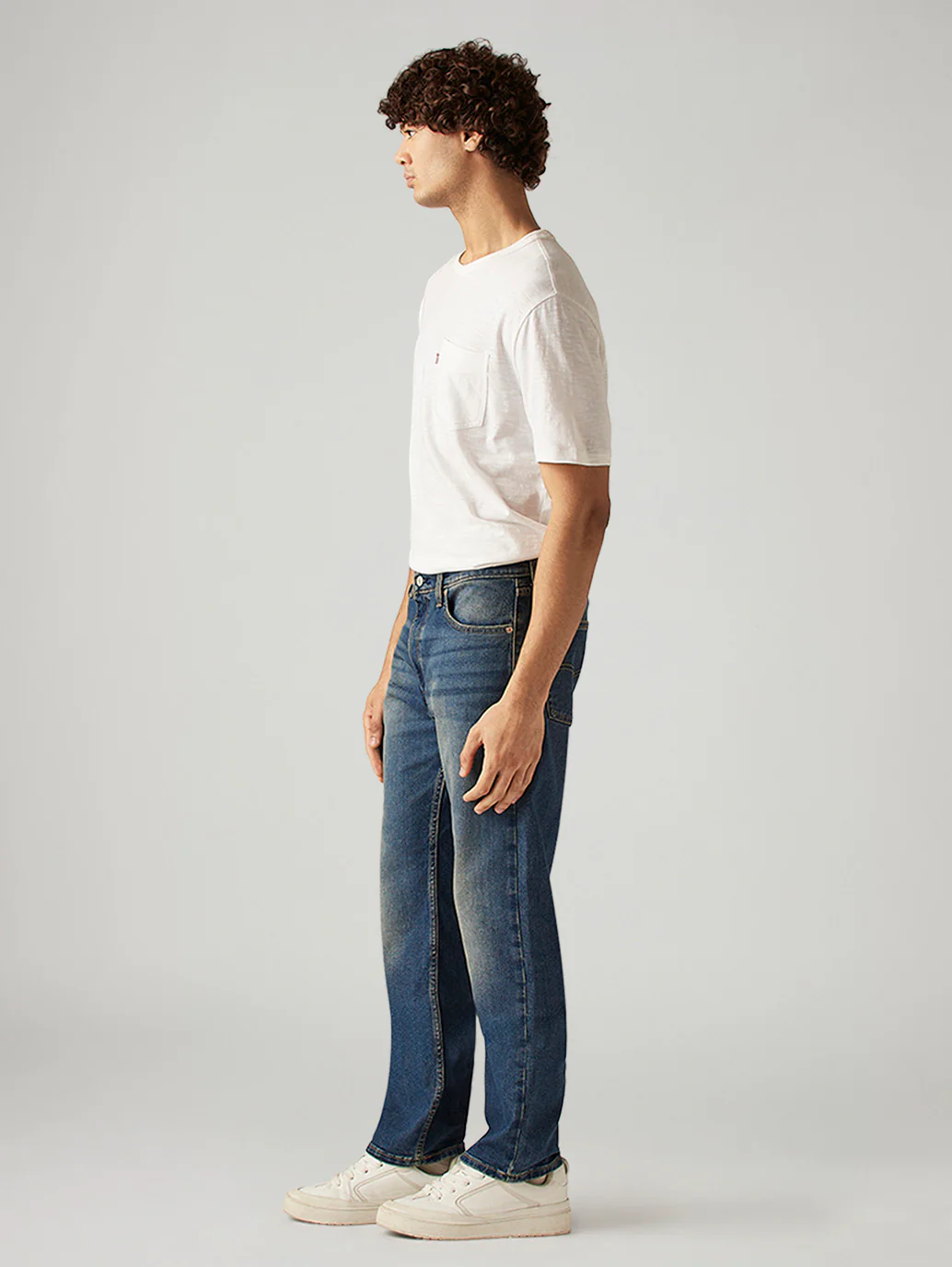 Men's 511 Blue Slim Fit Mid Rise Jeans - Image 6