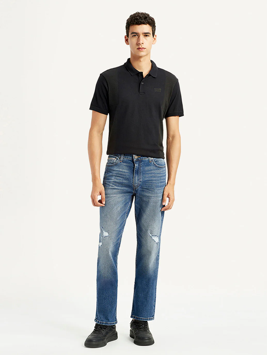 Men's 511 Blue Slim Fit Mid Rise Jeans - Image 7