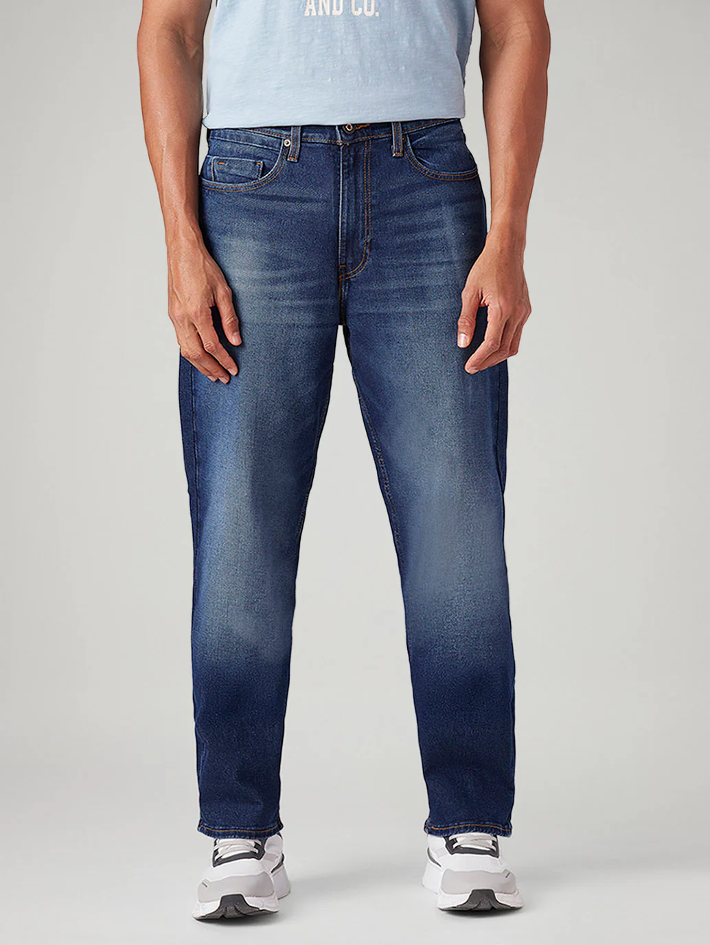 Men's 511 Blue Slim Fit Mid Rise Jeans - Image 3